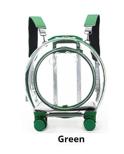 Transparent Trolley Bag Space Capsule