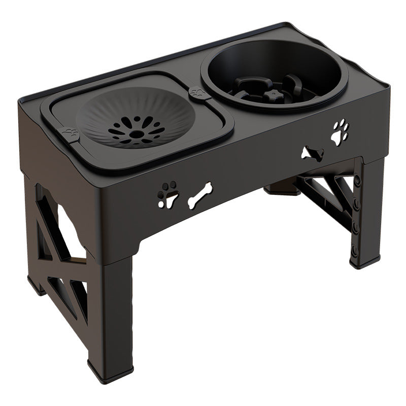 Double Bowl Integrated Lifting Dog Bowl