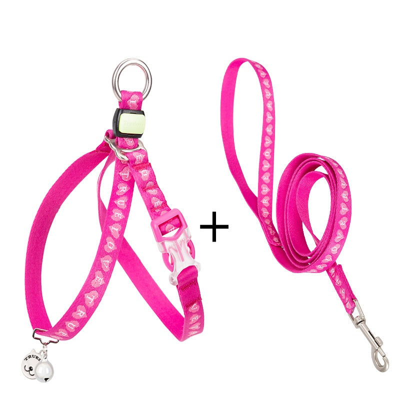 Pet Cat Bell Chest Strap Haulage