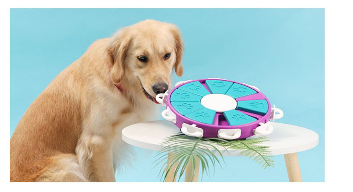 Interactive Puppy Dog Food Dispenser