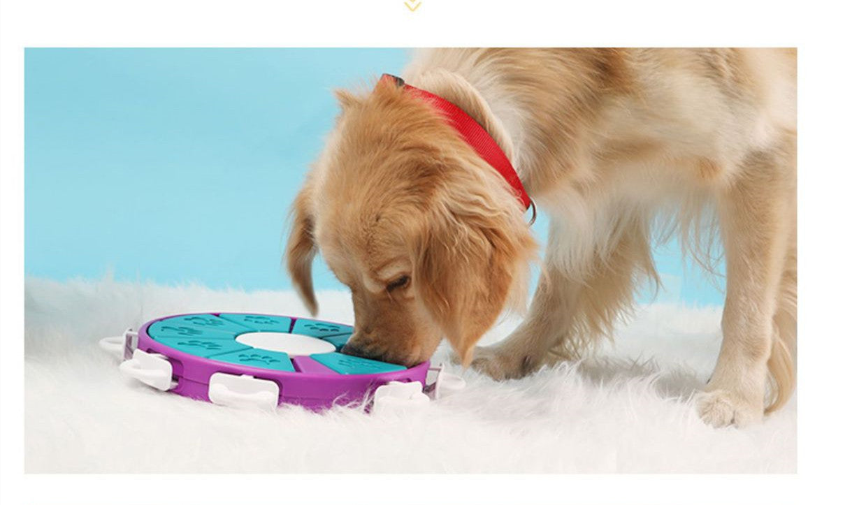 Interactive Puppy Dog Food Dispenser
