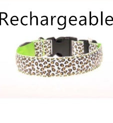 Adjustable Nylon Leopard Pet Collar