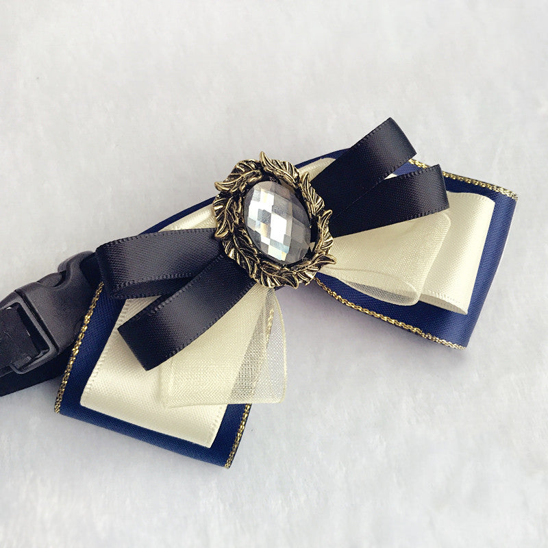 Rabbit Baby Little Gentleman Flower Collar Bow Tie Dog Collar Pet Accessories