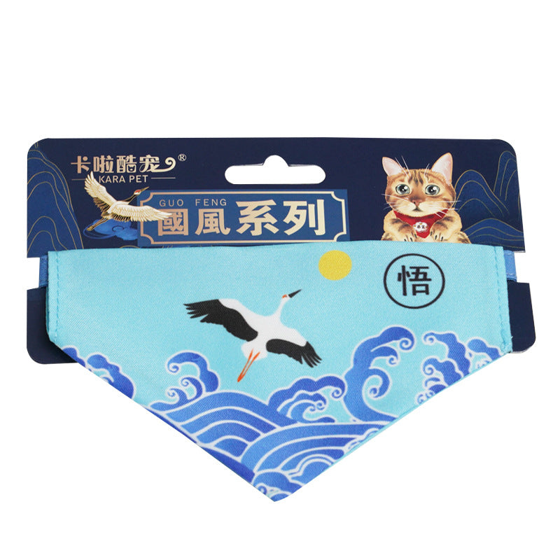 Adjustable Triangular Binder Decorations Pet Scarf Bib Supplies