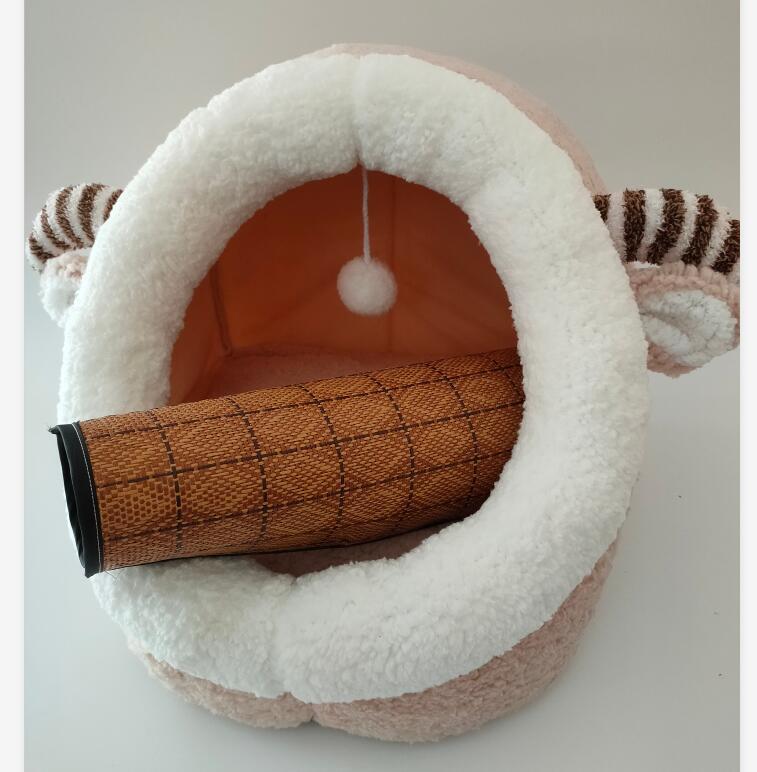 closed cat litter kennel winter plus velvet