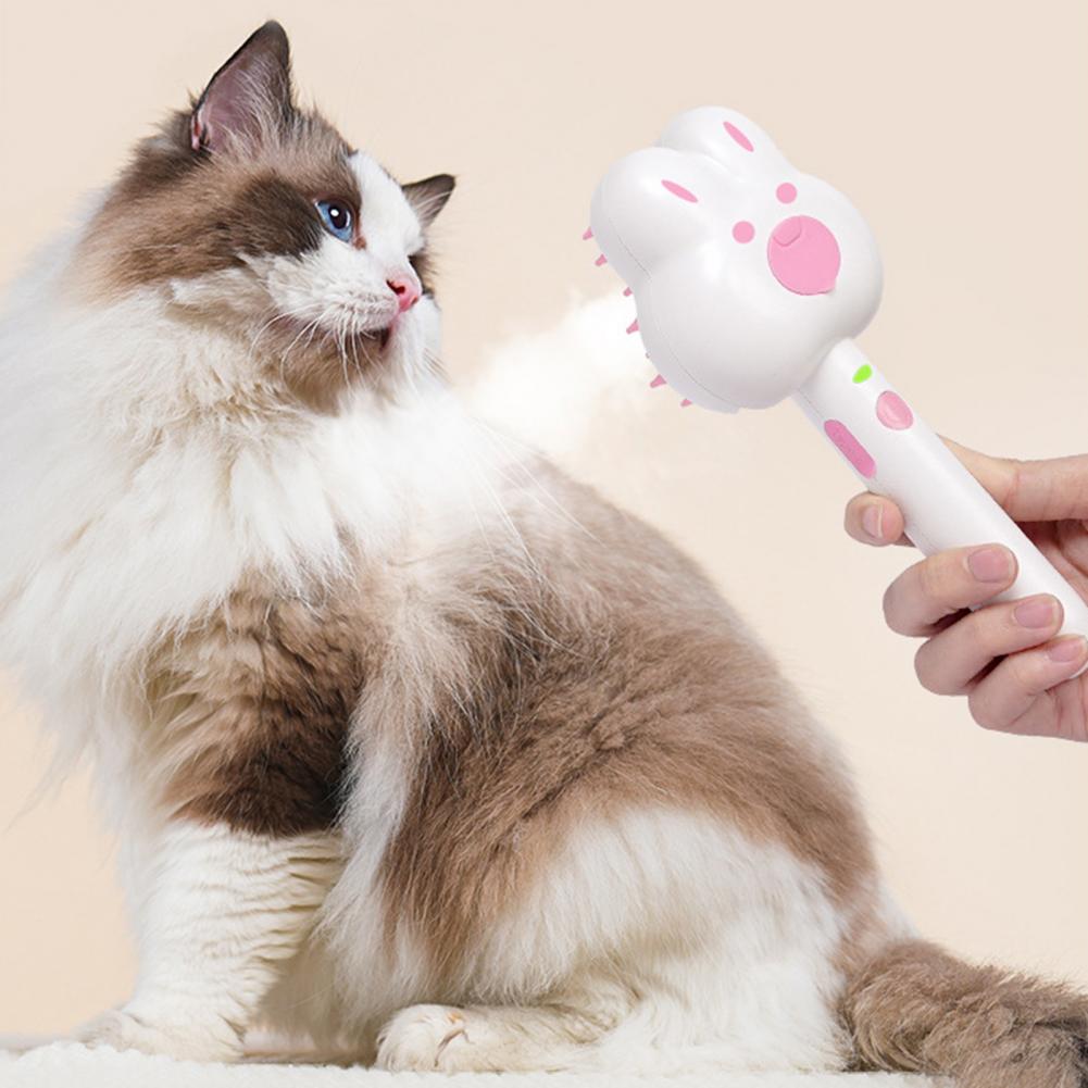 Cat Steam Brush Self-Cleaning Cats Grooming Tools
