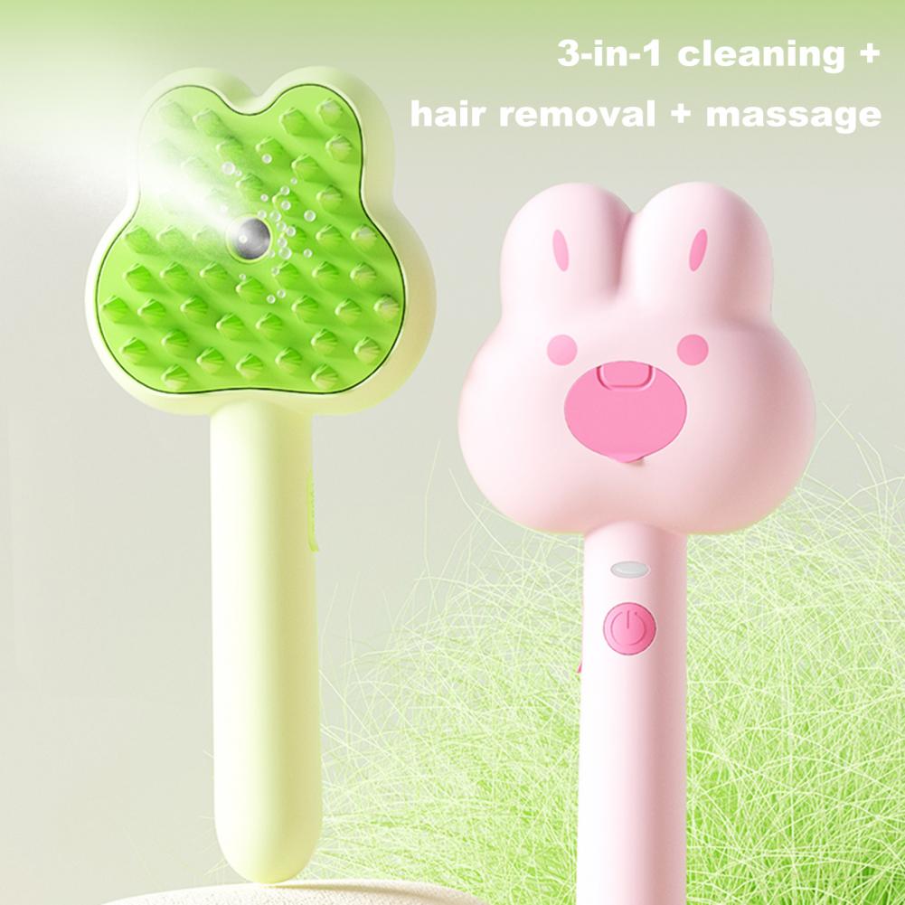 Cat Steam Brush Self-Cleaning Cats Grooming Tools