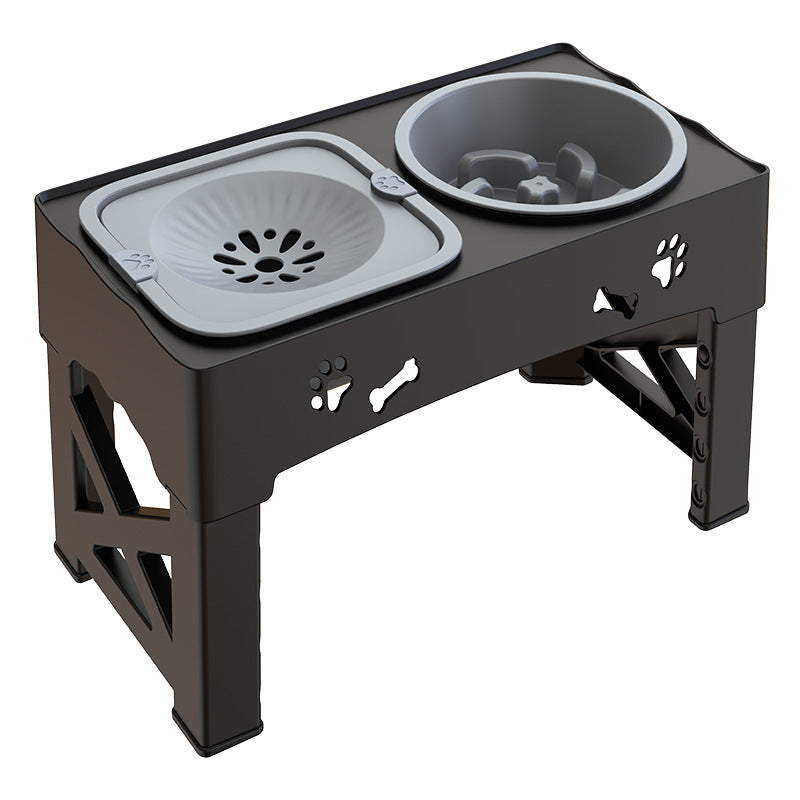 Double Bowl Integrated Lifting Dog Bowl