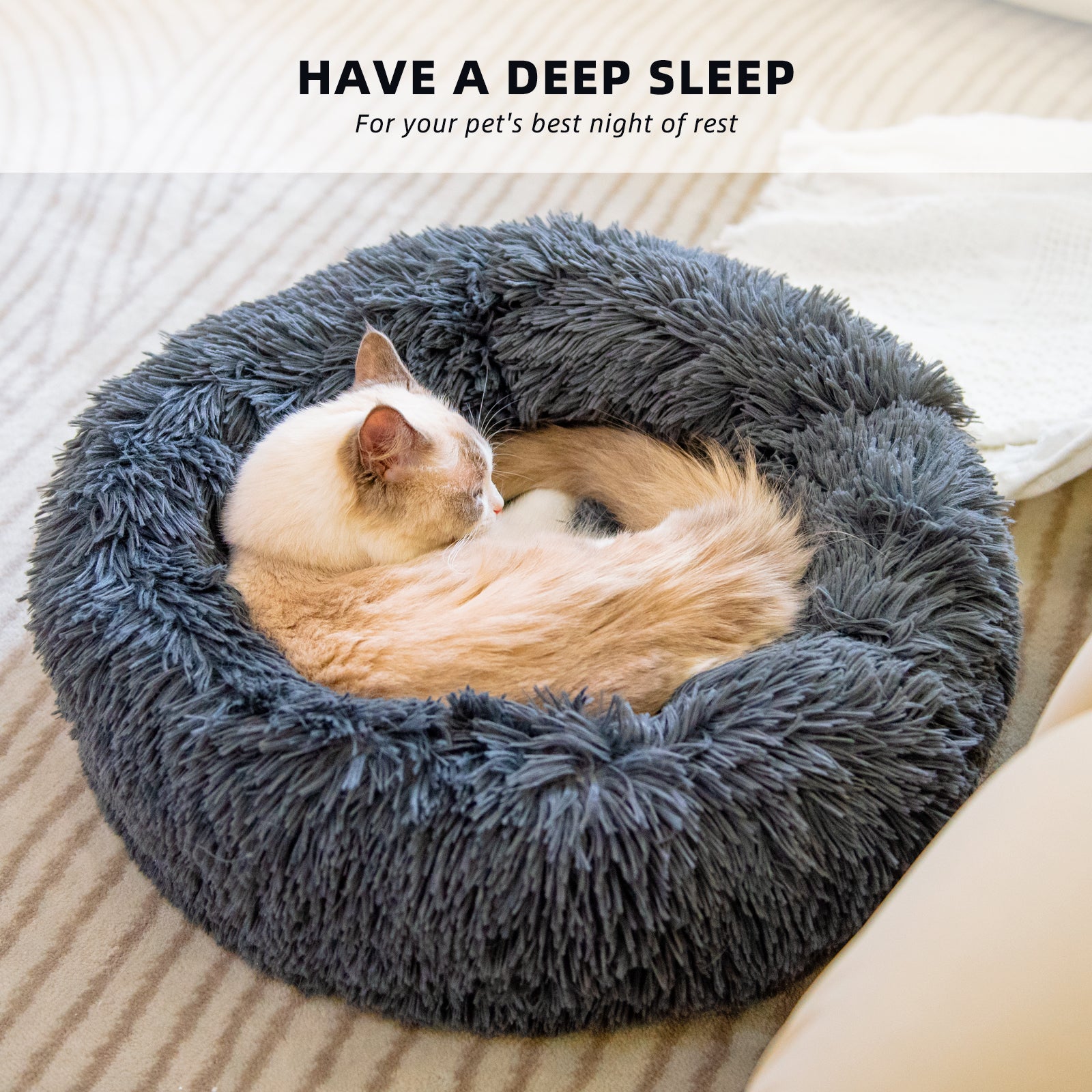 Dog Beds For Small Dogs Round Plush