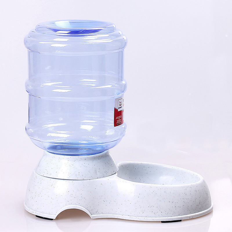Plastic Pets Dog Food Bowl Water Dispenser