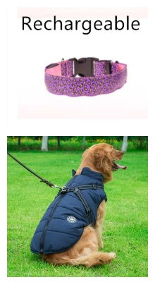 Adjustable Nylon Leopard Pet Collar