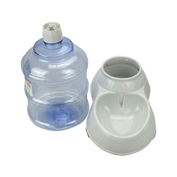 Plastic Pets Dog Food Bowl Water Dispenser