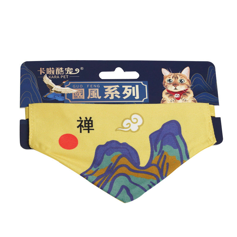 Adjustable Triangular Binder Decorations Pet Scarf Bib Supplies
