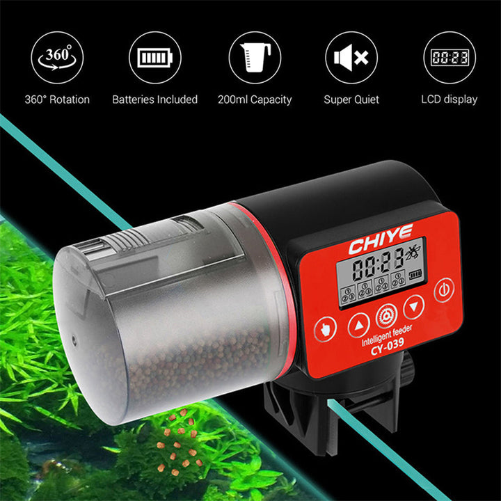 Intelligent Timing Automatic Fish Tank Feeder