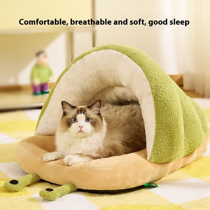 Semi-closed Snail Slippers Nest Pet Products