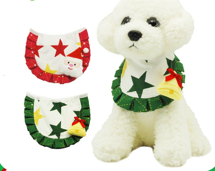 Pet Saliva Towel Dog Cat Bib Dress Up