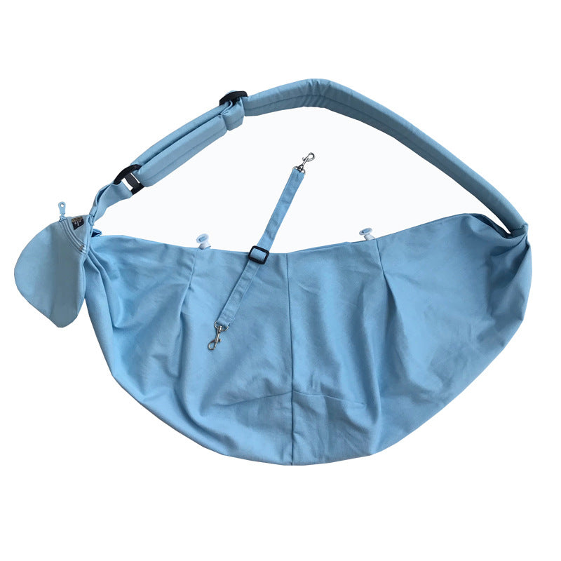 Pet Messenger Bag Canvas Material Backpack