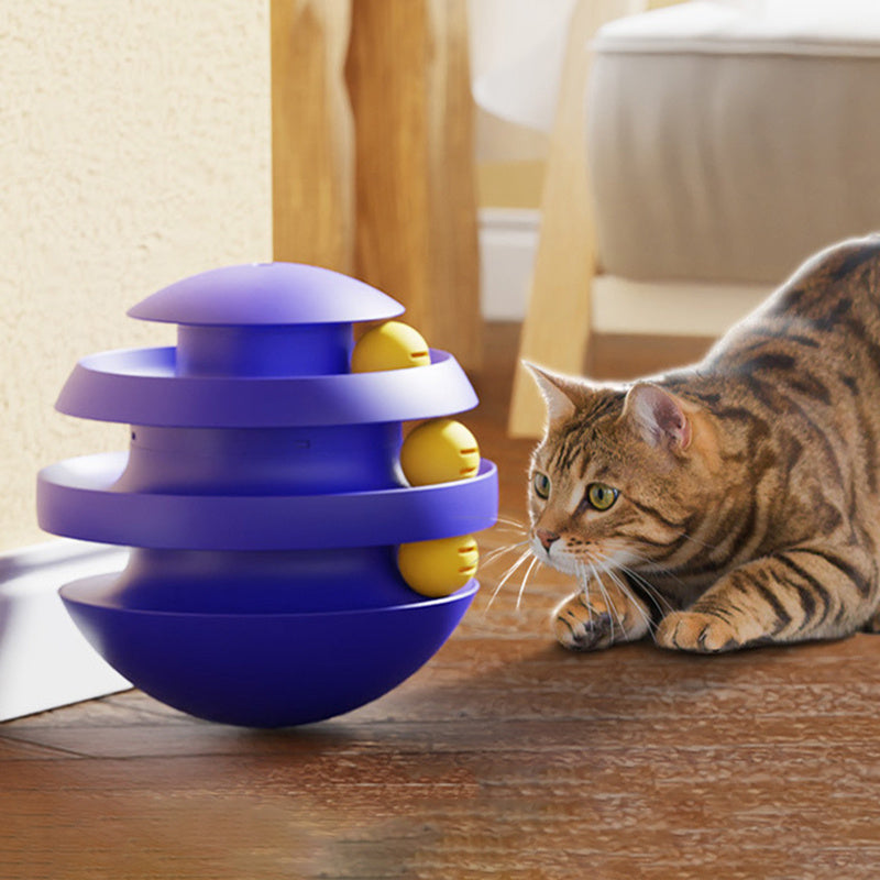3 Layers Cat Toy Interactive Tower