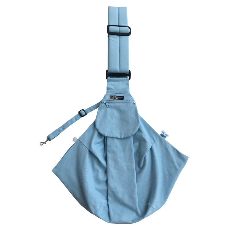 Pet Messenger Bag Canvas Material Backpack