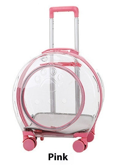 Transparent Trolley Bag Space Capsule
