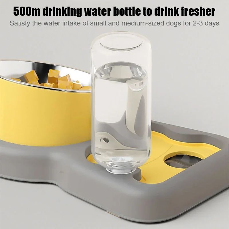 Pet Feeding Bowls And Drinkers 15-Degree Tilt Design