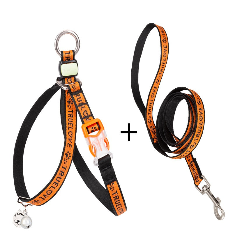 Pet Cat Bell Chest Strap Haulage