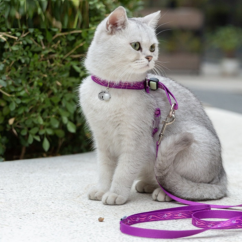 Pet Cat Bell Chest Strap Haulage