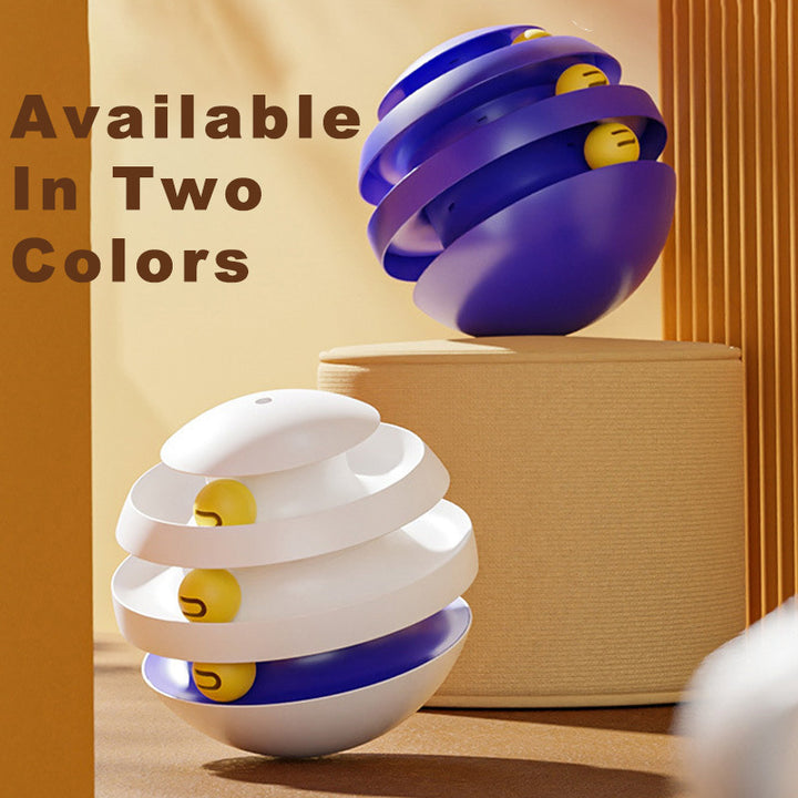 3 Layers Cat Toy Interactive Tower