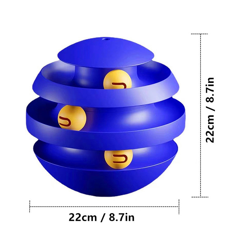 3 Layers Cat Toy Interactive Tower