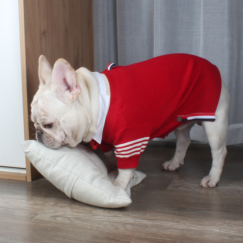 Bulldog British Bucket Corgi Cat Sweater
