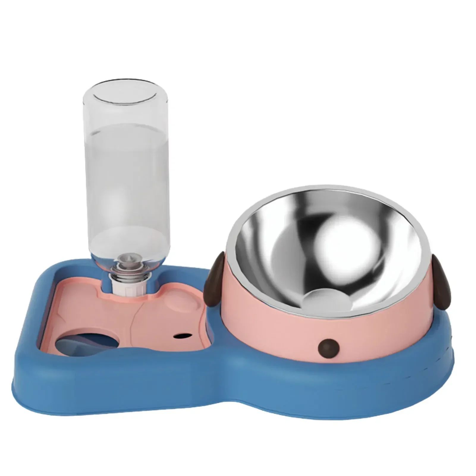 Pet Feeding Bowls And Drinkers 15-Degree Tilt Design