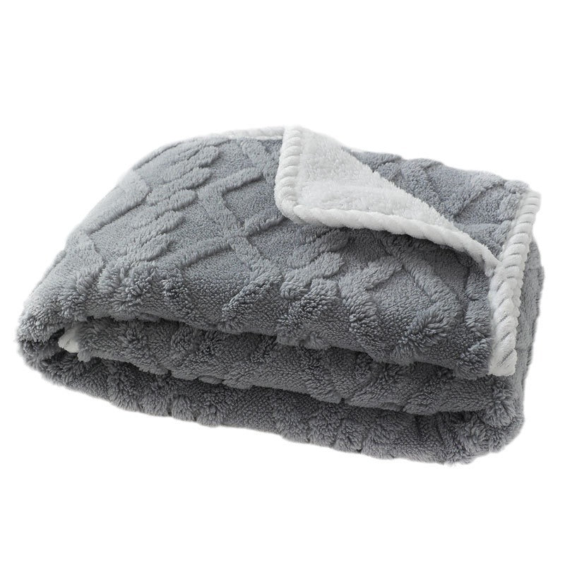 Pet Plush Blanket Thick Warm Waterproof