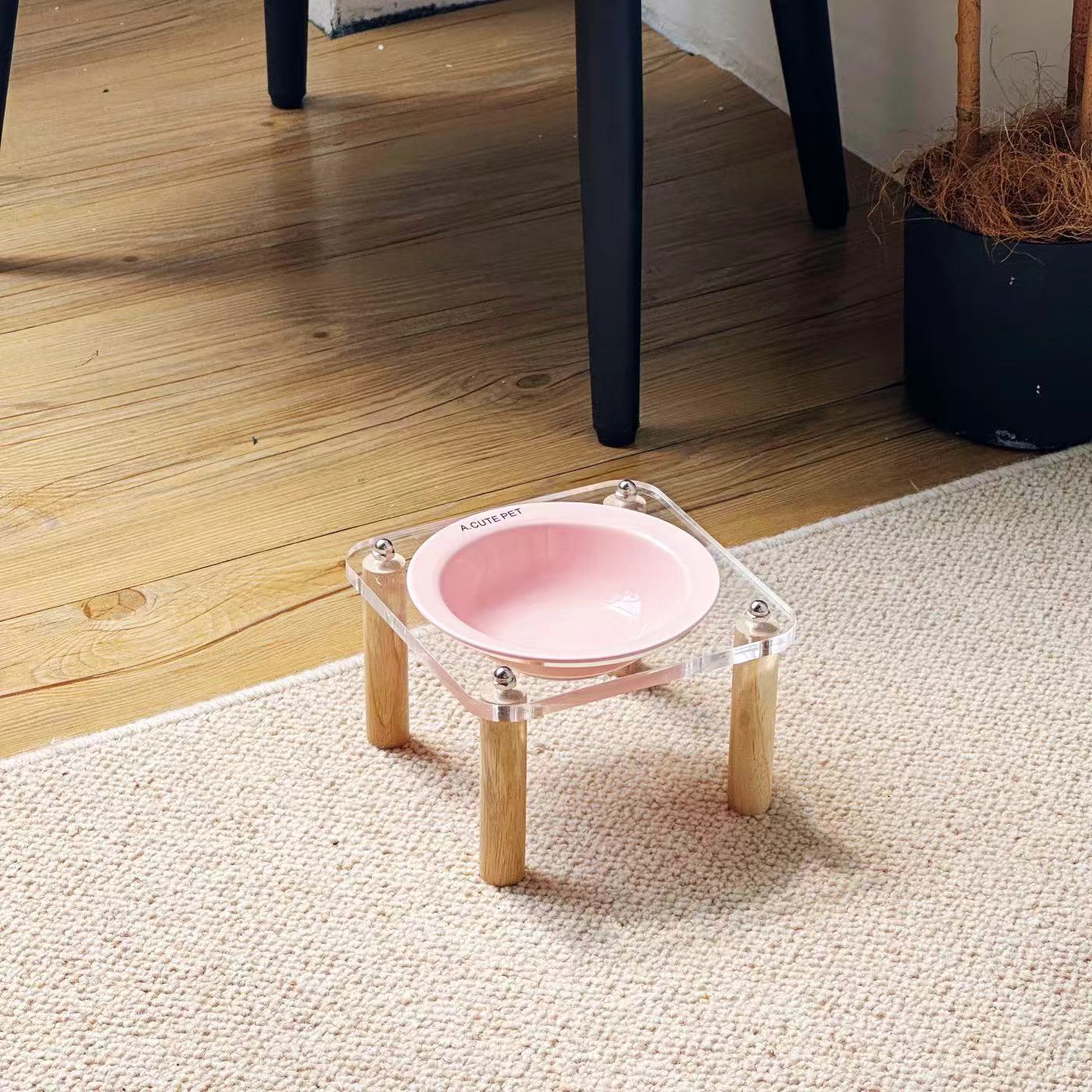 Cat Water Bowl Dog Basin Anti-tumble