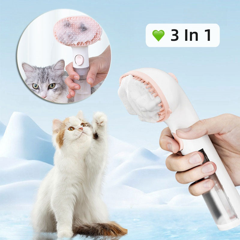 Pet Steam Brush Pet Cleaning Adjustable Comb