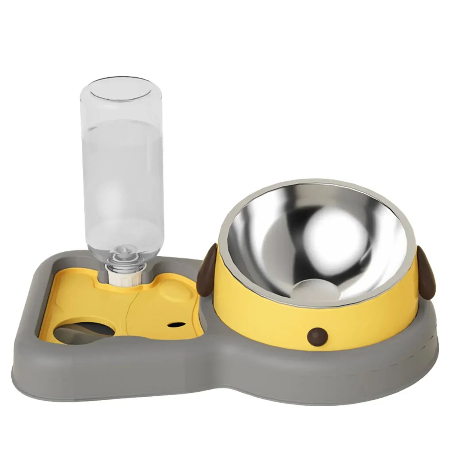Pet Feeding Bowls And Drinkers 15-Degree Tilt Design