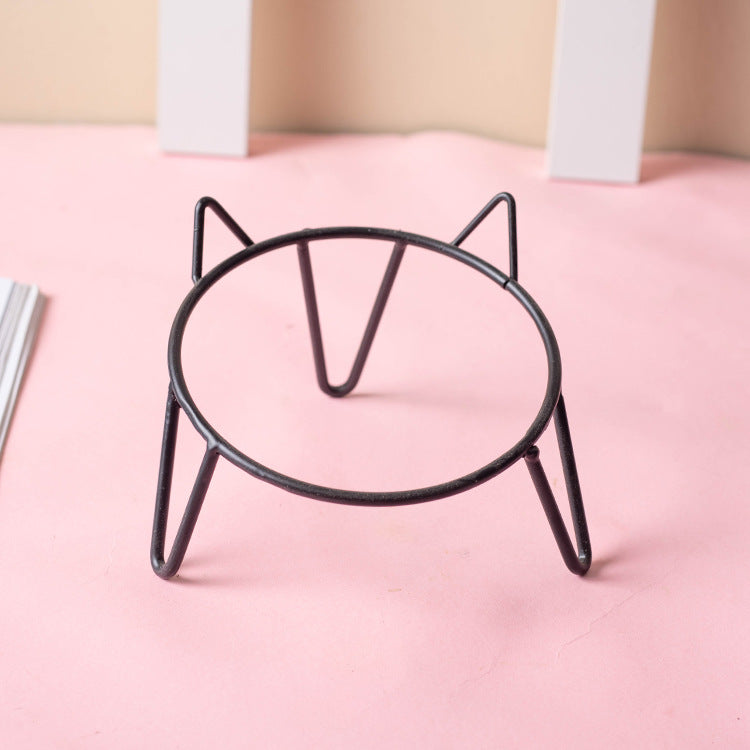 Ceramic Pet Bowl High Foot Neck Protection