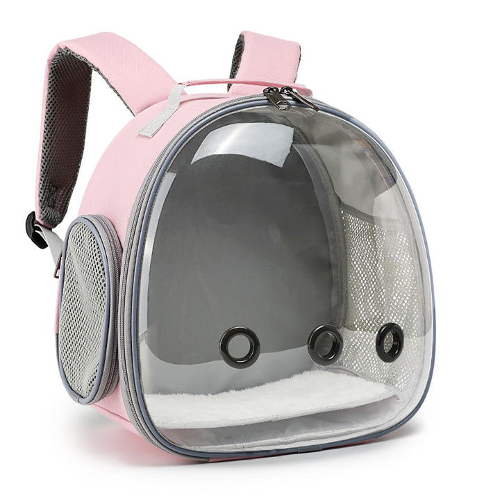 Pet Backpack Hamster Carrier Transparent