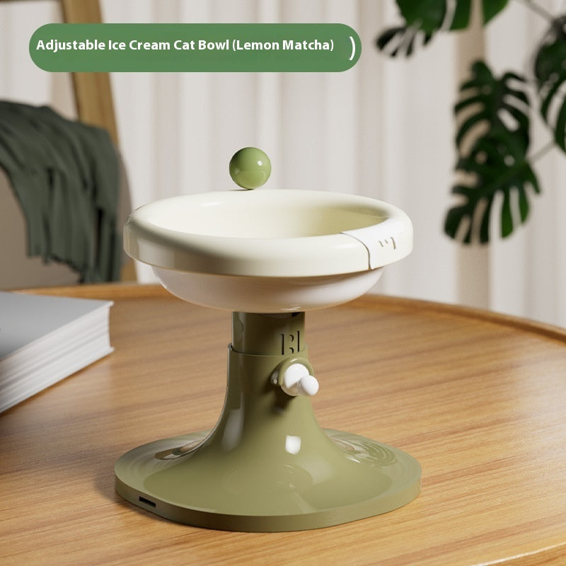 Lifting Ceramic Cat Feeding Bowl