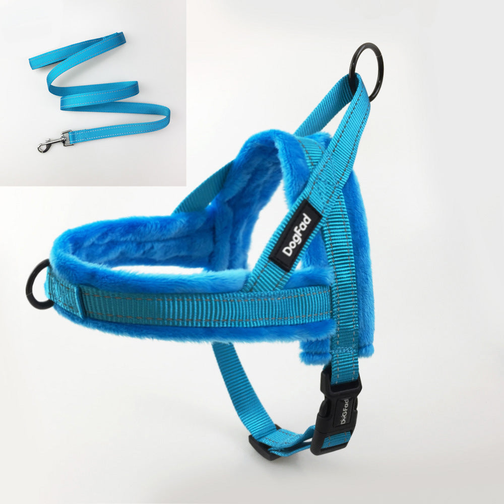 Pet Chest Strap With Flap For Comfortable Lining