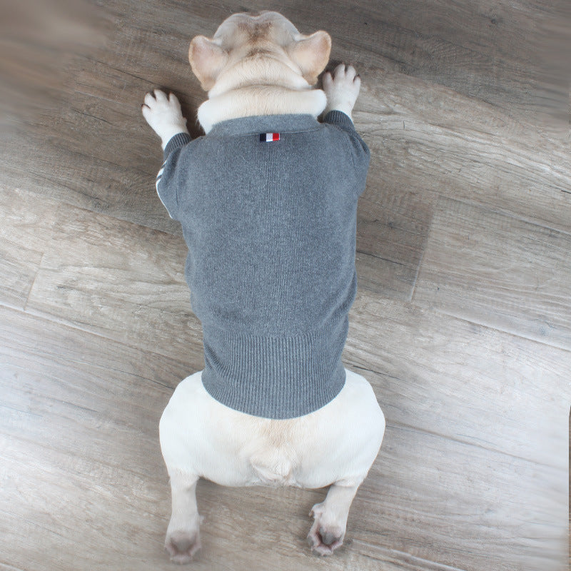 Bulldog British Bucket Corgi Cat Sweater
