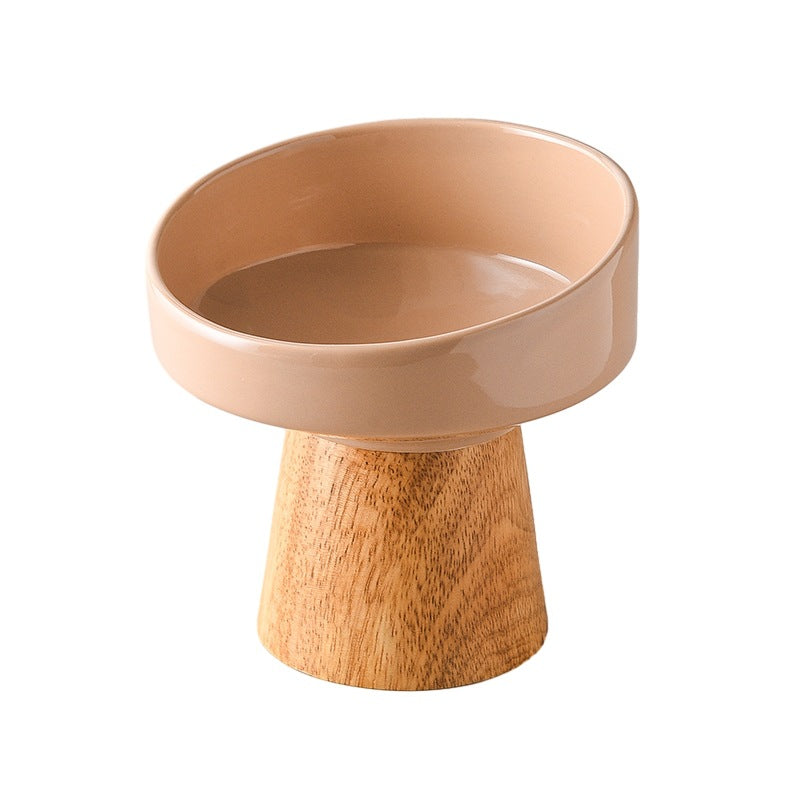 Cat Ceramic Bowl Puppy Dogs Food Water Dish