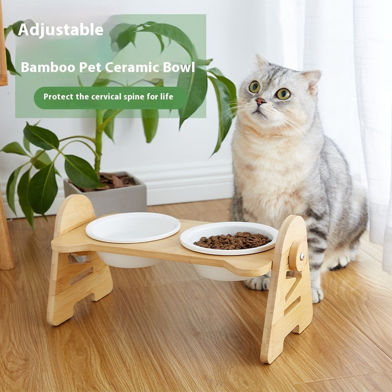 Spine Protection Cat Dog Drinking Bowl