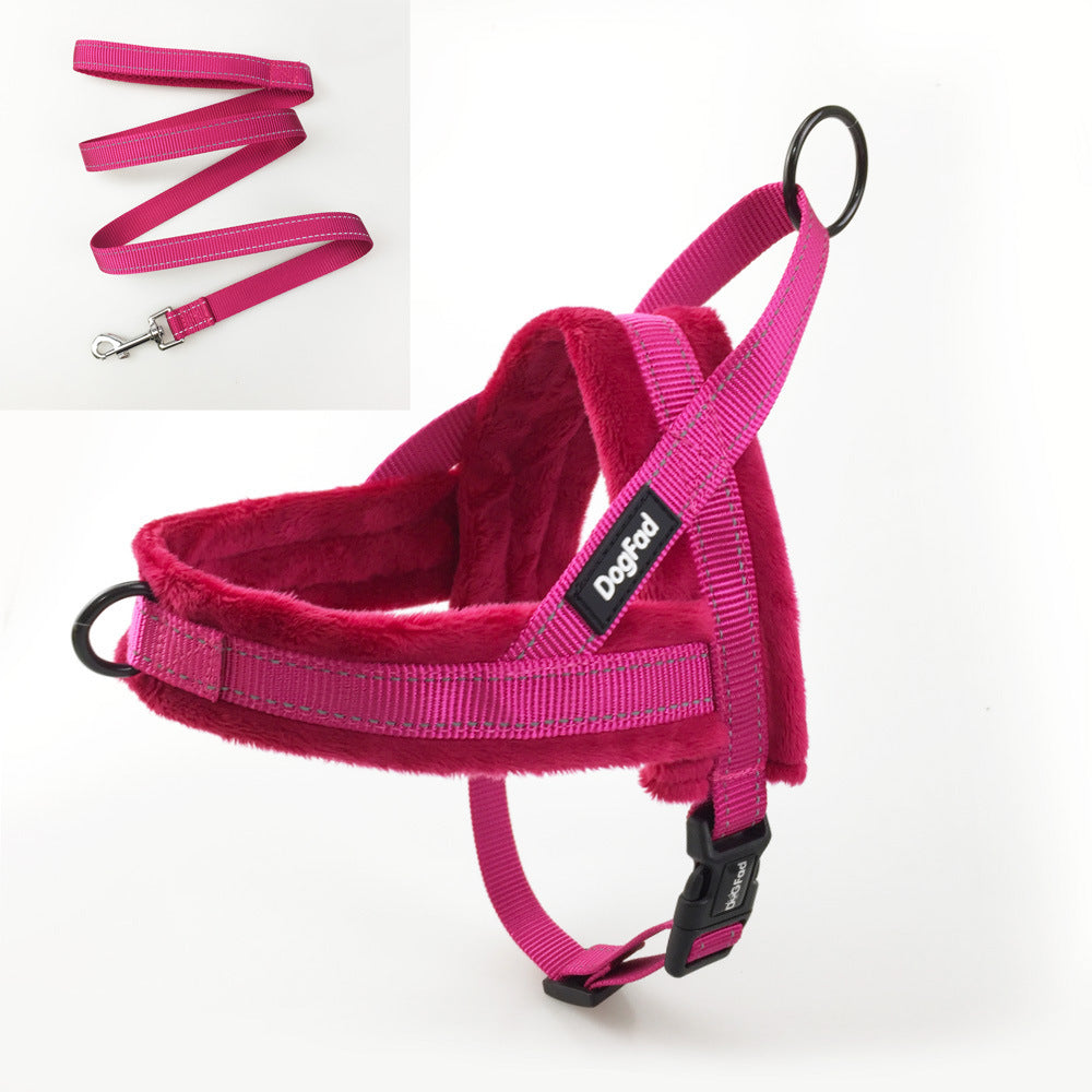 Pet Chest Strap With Flap For Comfortable Lining