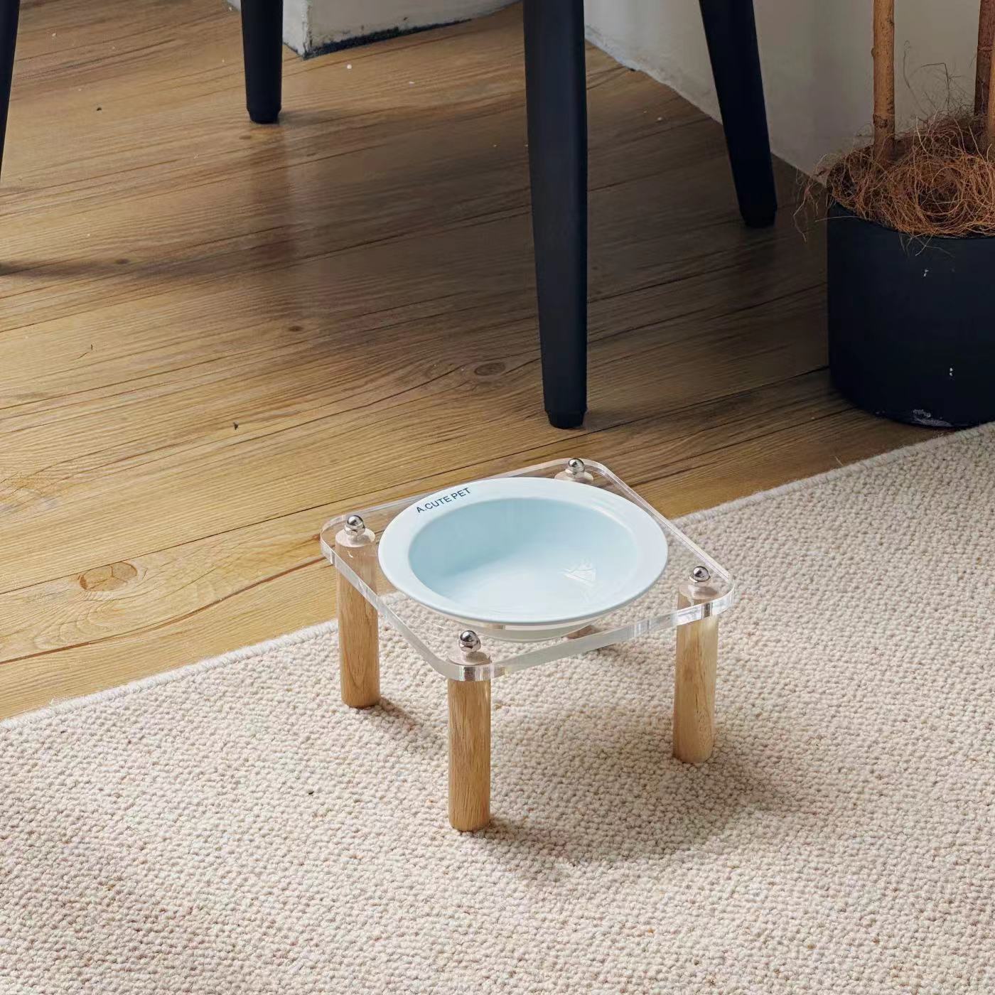Cat Water Bowl Dog Basin Anti-tumble