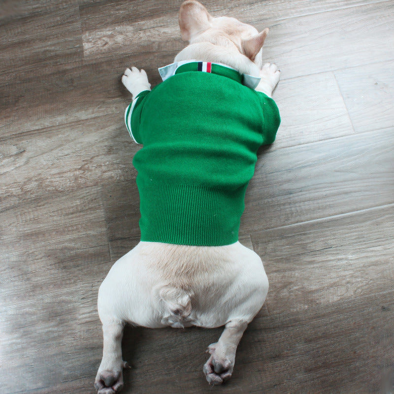 Bulldog British Bucket Corgi Cat Sweater