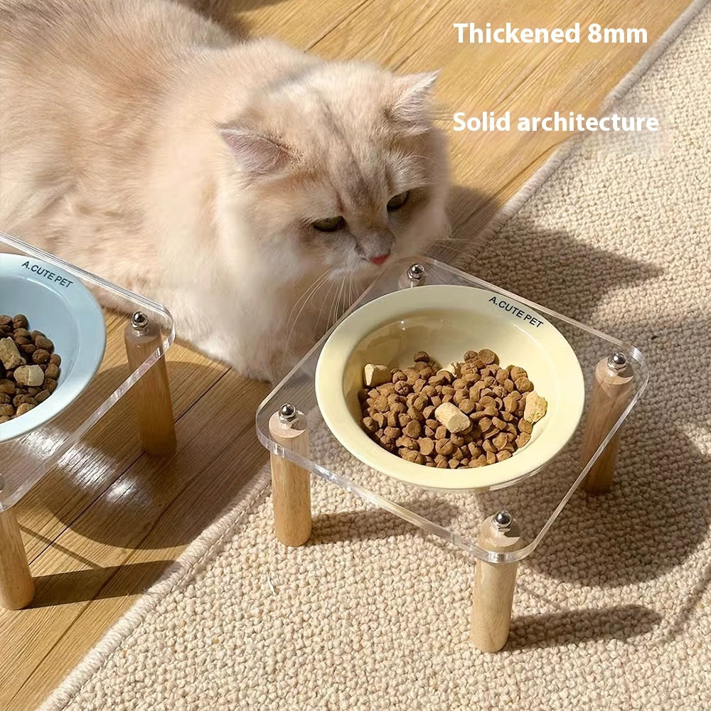 Cat Water Bowl Dog Basin Anti-tumble