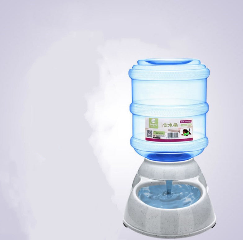 Plastic Pets Dog Food Bowl Water Dispenser