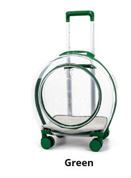 Transparent Trolley Bag Space Capsule